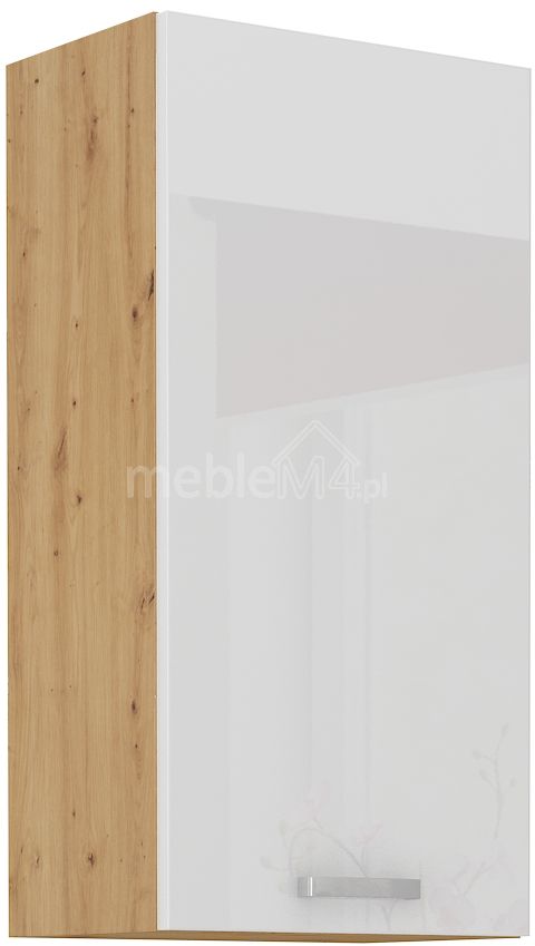 „Artisan“ viršutinė spintelė, balta, blizgi, 50 G-90 1F