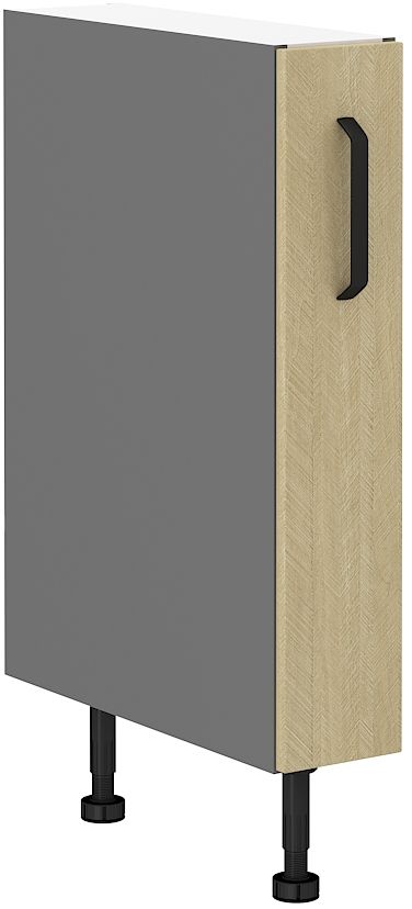 Apatinė spintelė 15 cm cargo Scandi silkbone raštas 15D CARGO BB