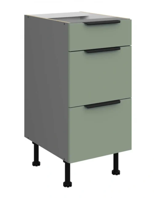 Apatinė spintelė 40 cm su stalčiais Aria 40D 3S BB