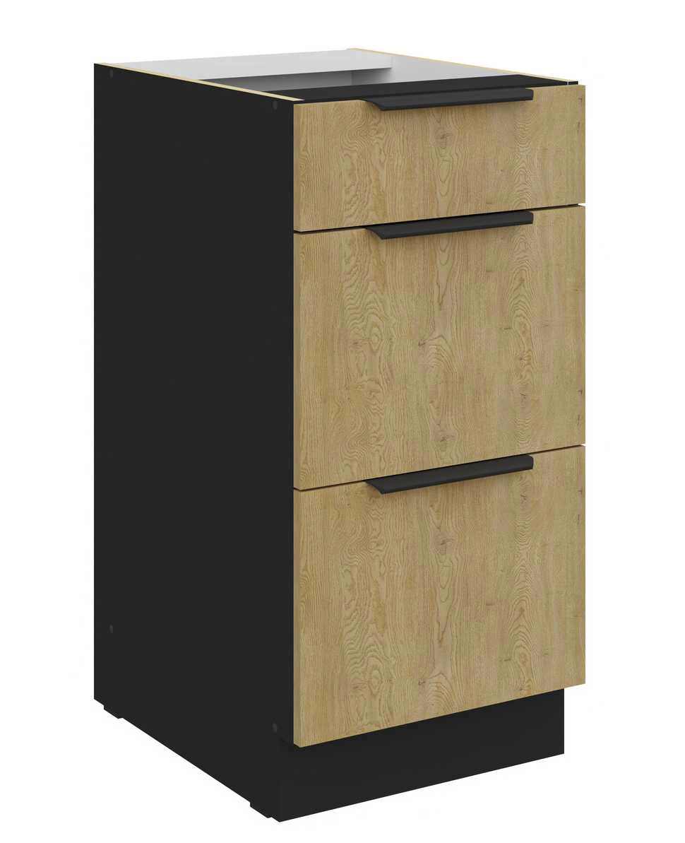 Apatinė spintelė 40 cm su stalčiais Cremona 40 D 3S BB