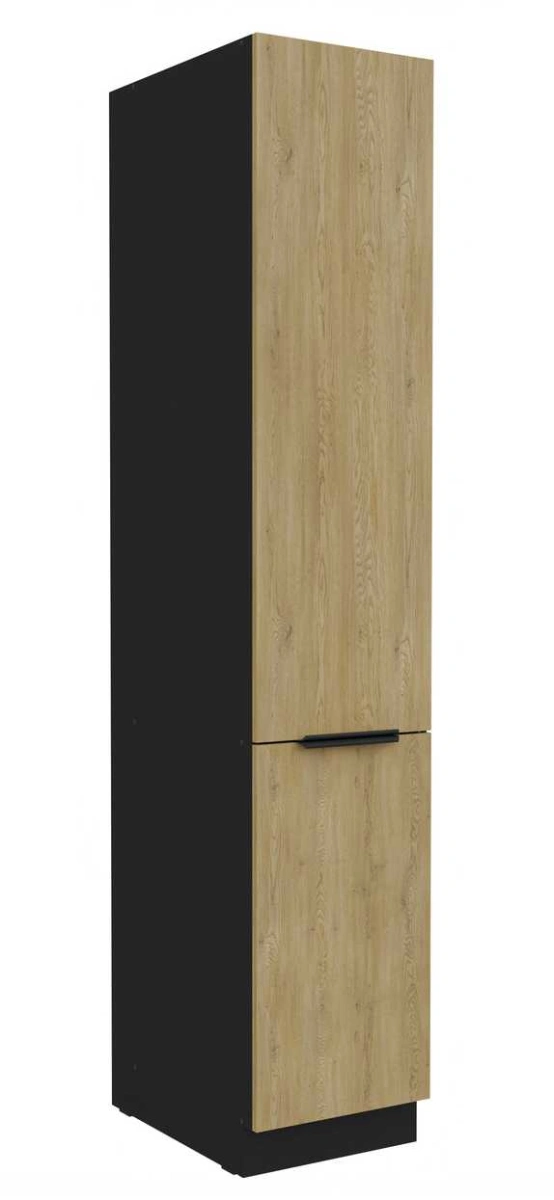 Koloninė sandėliuko spintelė 40 cm su lentynomis Cremona 40 DK-210 2F