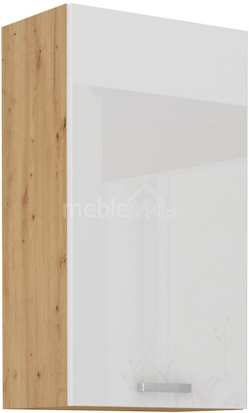 „Artisan“ viršutinė spintelė, balta, blizgi, 45 G-90 1F