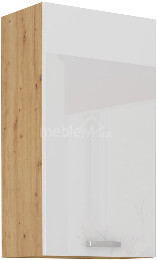 „Artisan“ viršutinė spintelė, balta, blizgi, 45 G-90 1F