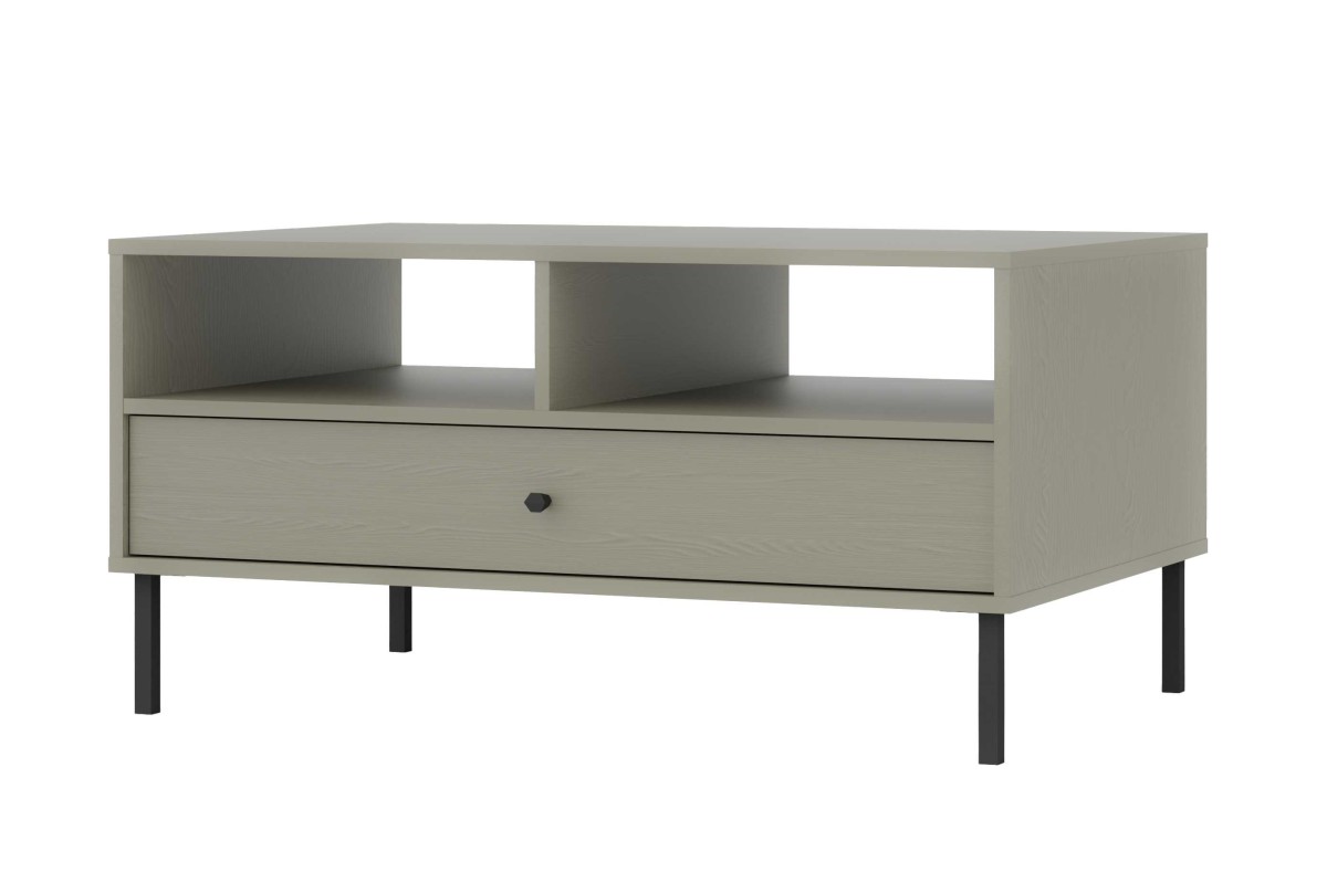 „Tokyo 1S“ eukalipto kavos staliukas su stalčiumi