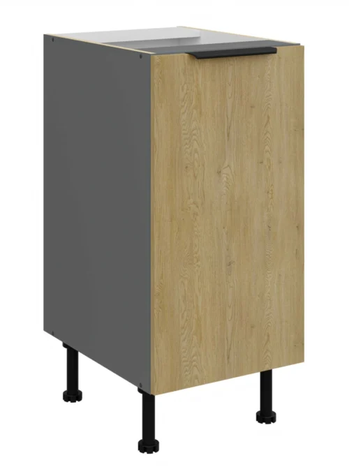 Apatinė spintelė 40 cm Cremona antracito spalvos 40 D 1F BB