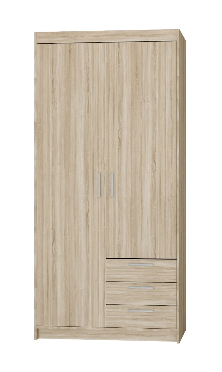 Elena spinta su stalčiais, 2D3S, Sonoma ąžuolas