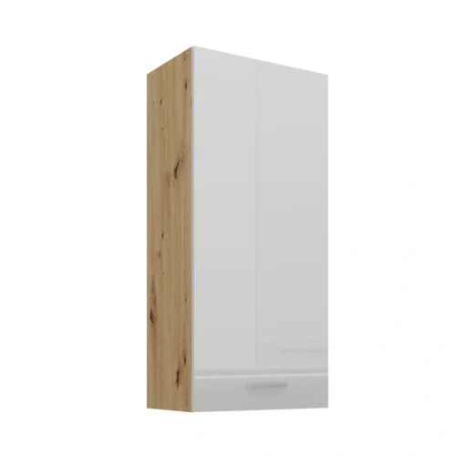 Artisan balta blizgi viršutinė spintelė 50 G-108 1F