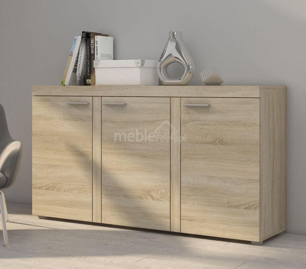 Rumba 3 stalčių komoda, Sonoma ąžuolas