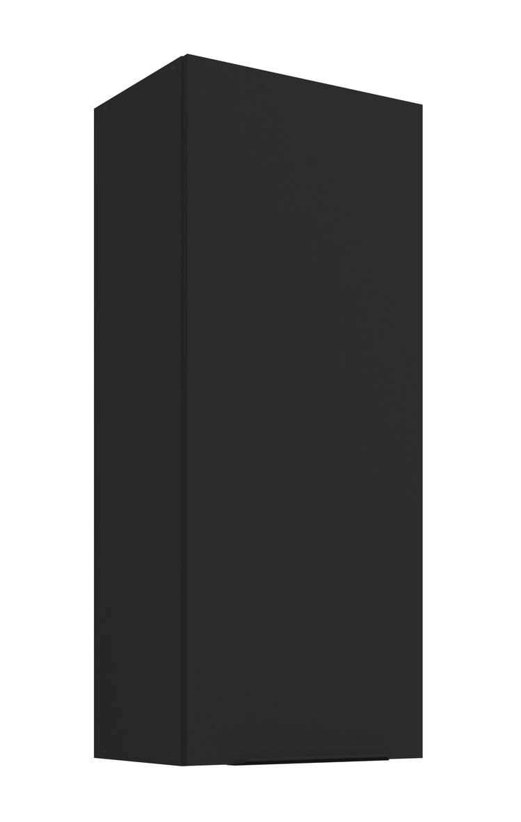 Viršutinė spintelė 45 cm Siena juoda matinė 45 G-108 1F