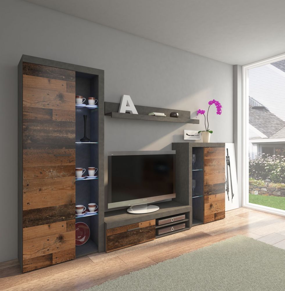 Rumba sieninė spintelė – senovinio stiliaus