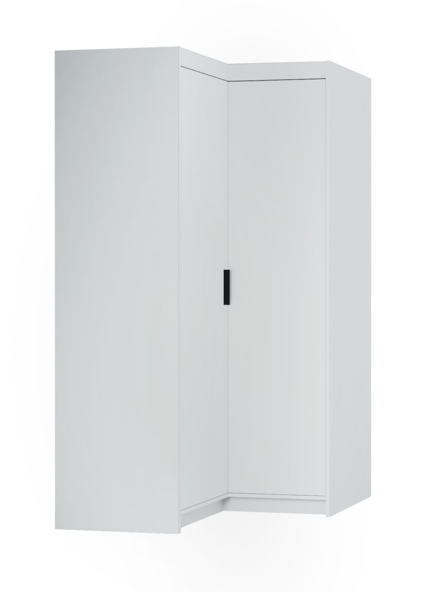 Elena kampinė spinta 2D NAR balta matinė