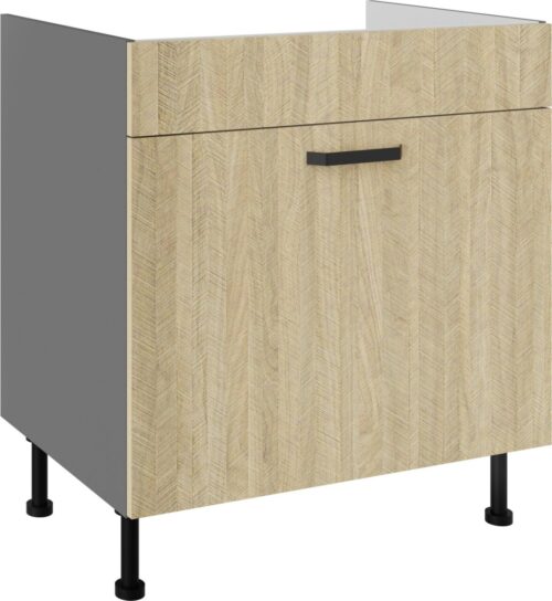 Apatinė spintelė 80 cm, kriauklė, stalčius Scandi 80 ZL 1S BB PREMIUM BOX