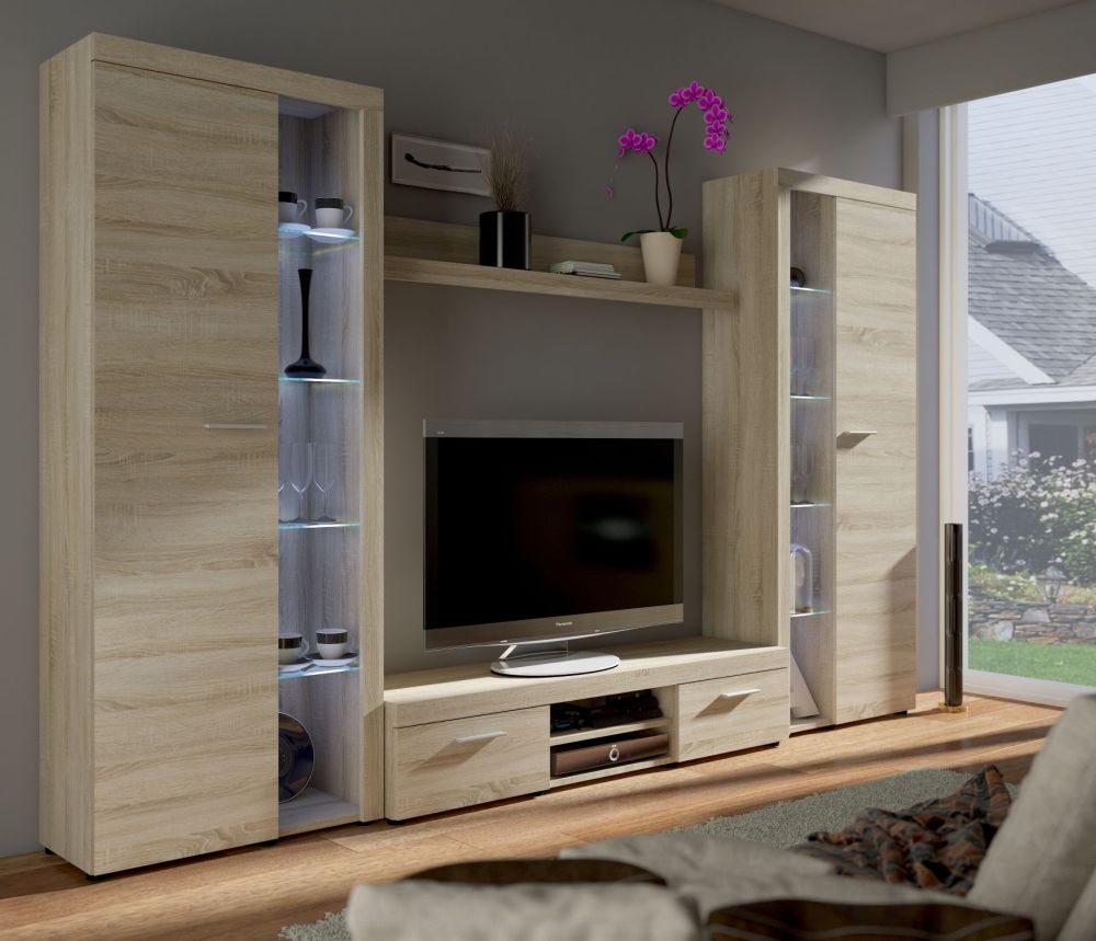 Rumba XL sieninė spintelė, Sonoma ąžuolas