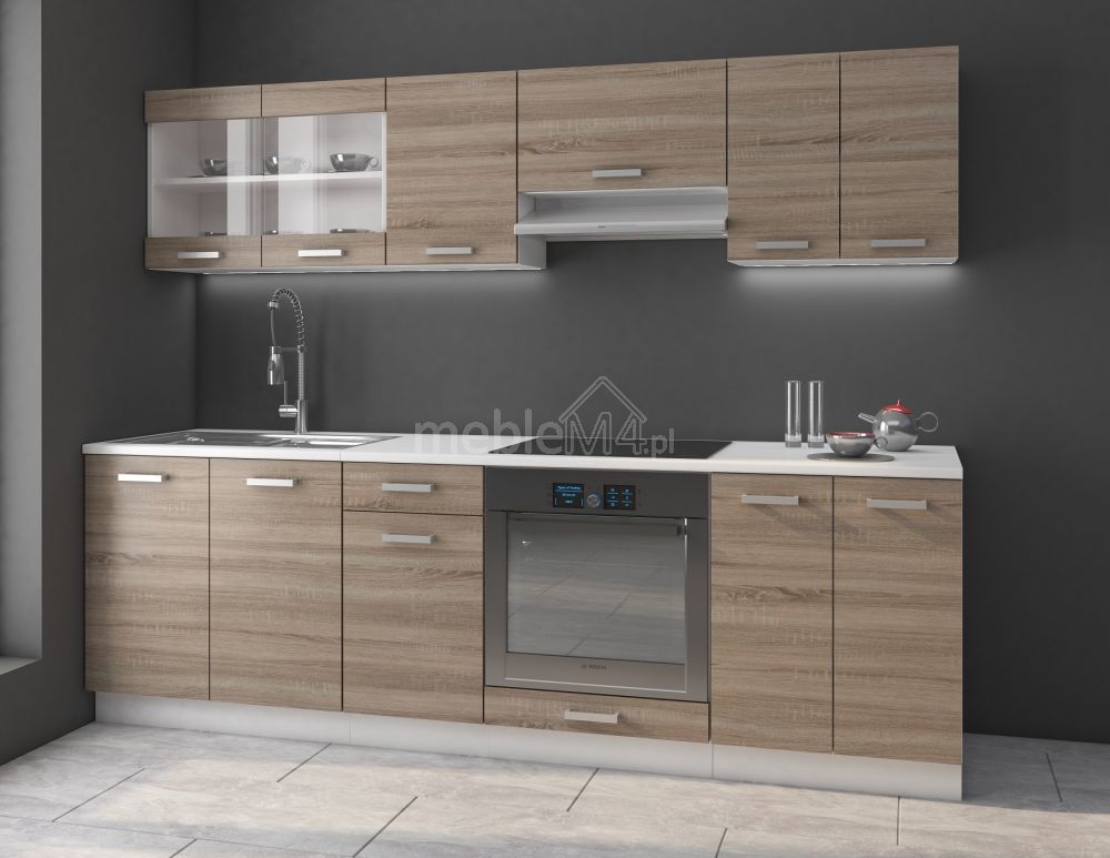 Dave virtuvė 240 cm su stalviršiais