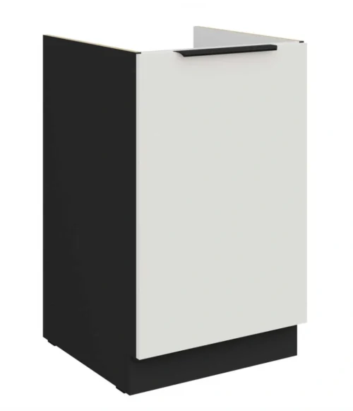 Apatinė spintelė 50 cm, Aria 50 ZL 1F BB kriauklė, cokolis