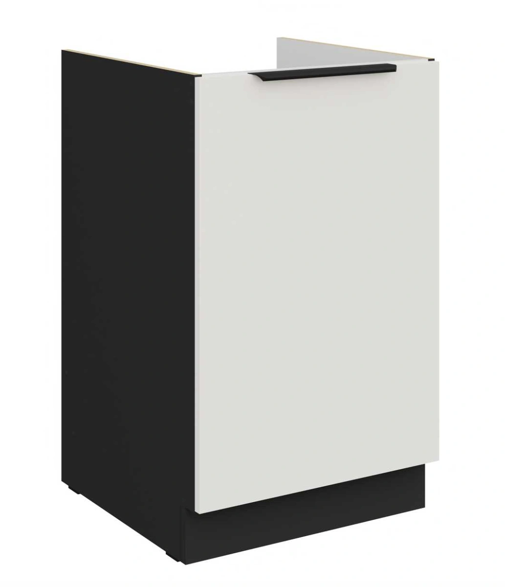 Apatinė spintelė 50 cm, Aria 50 ZL 1F BB kriauklė, cokolis