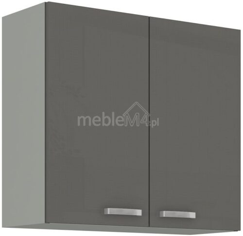 Viršutinė spintelė Pilka 80 G-72 2F