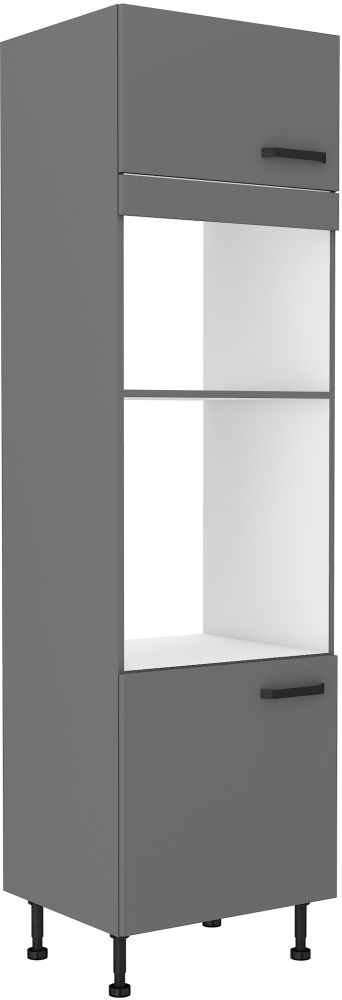 60 cm koloninė spintelė su orkaite ir mikrobangų krosnele Nessa 60 DPM 215 2F