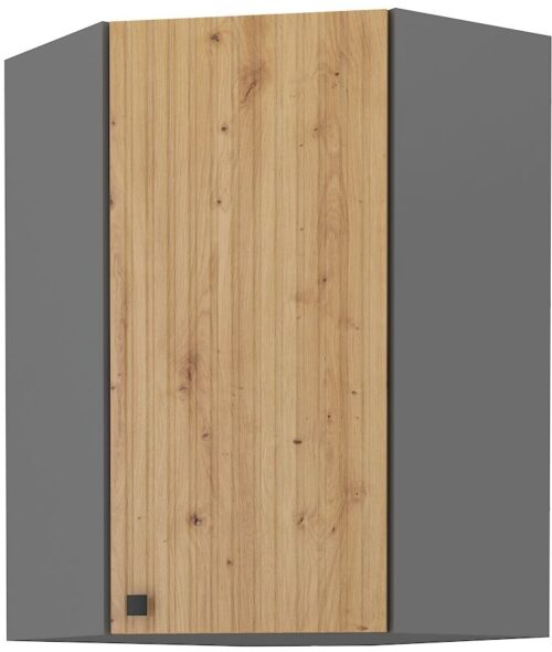 Viršutinė kampinė spintelė 60/60 cm Ava 60×60 GN-90 (45 laipsnių) 1F