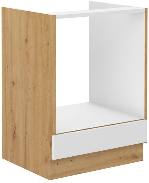 Apatinė spintelė 60 cm Stillo artisan/balta orkaitė 60 D dujinė BB