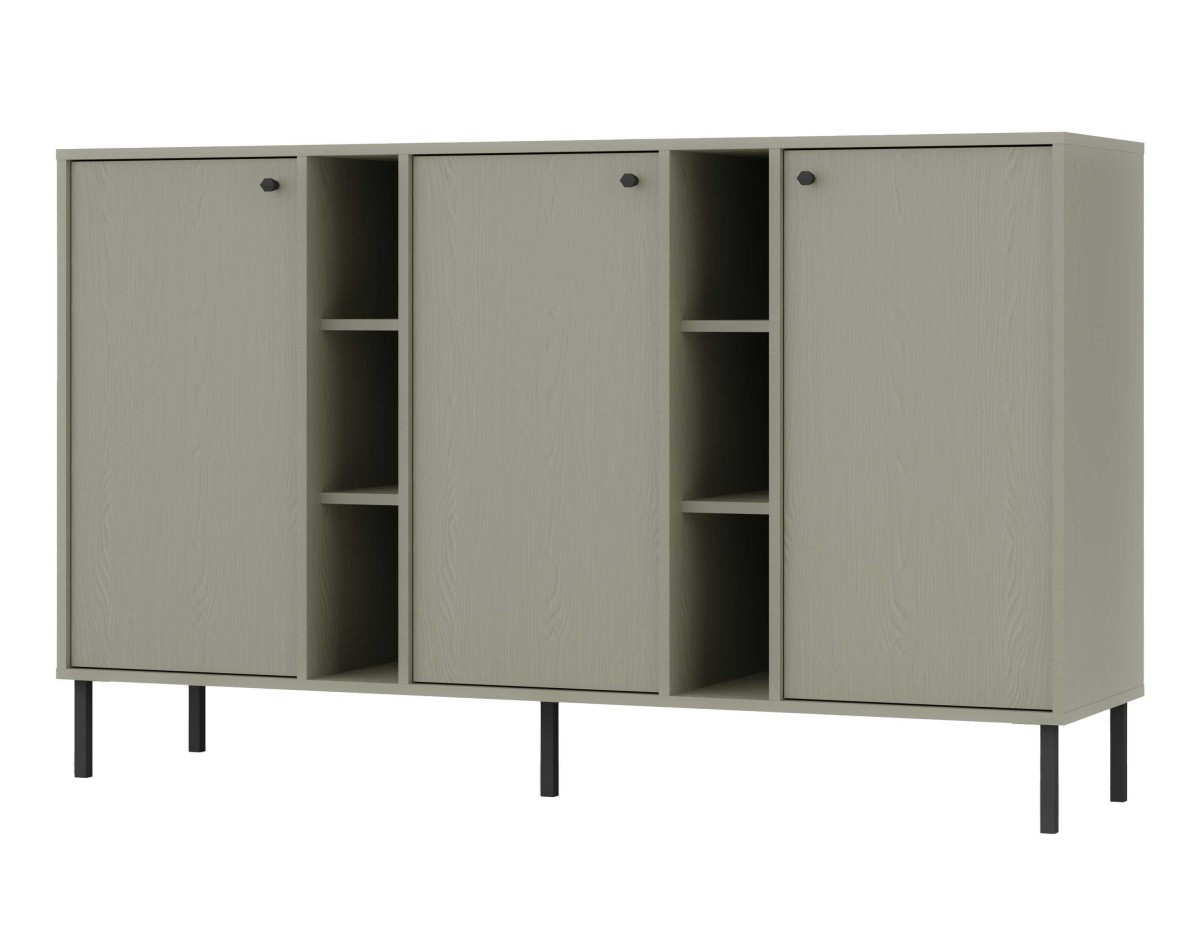 „Tokyo 3F“ eukalipto spalvos komoda ir nišos