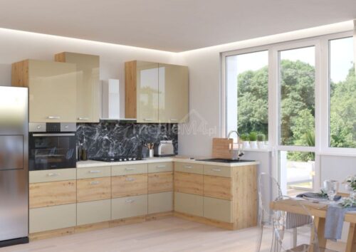 „Artisan Corner Kitchen“ kapučino blizgis