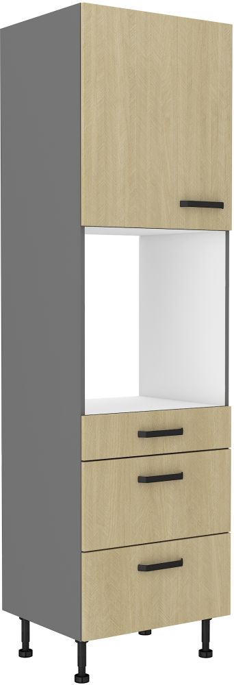 Spintelė kolonai 60 cm orkaitės stalčiai Scandi silkbone 60 DPS 215 3S1F