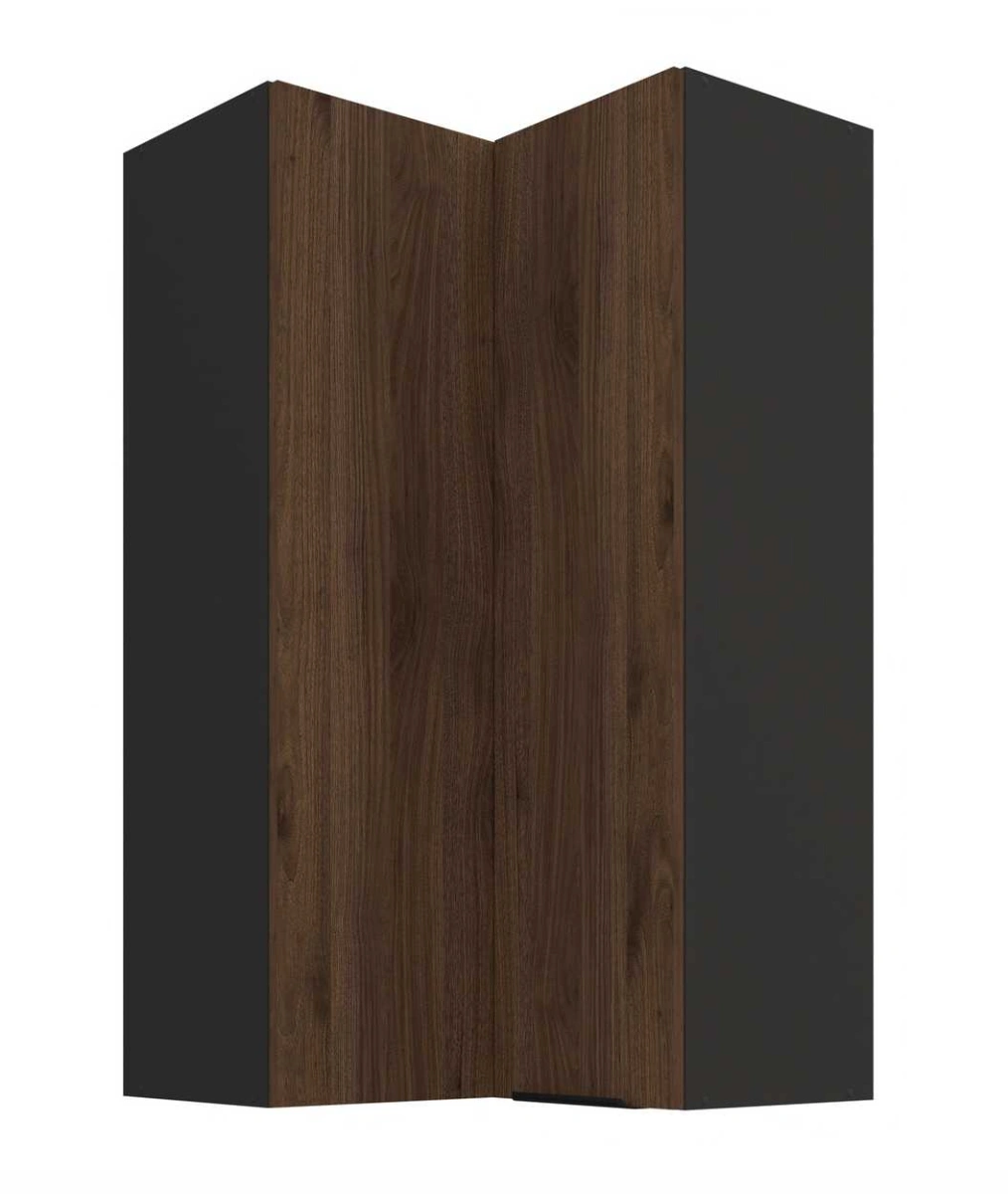 Viršutinė kampinė spintelė 60 cm Monza 58x58 GN-108 2F 90 laipsnių