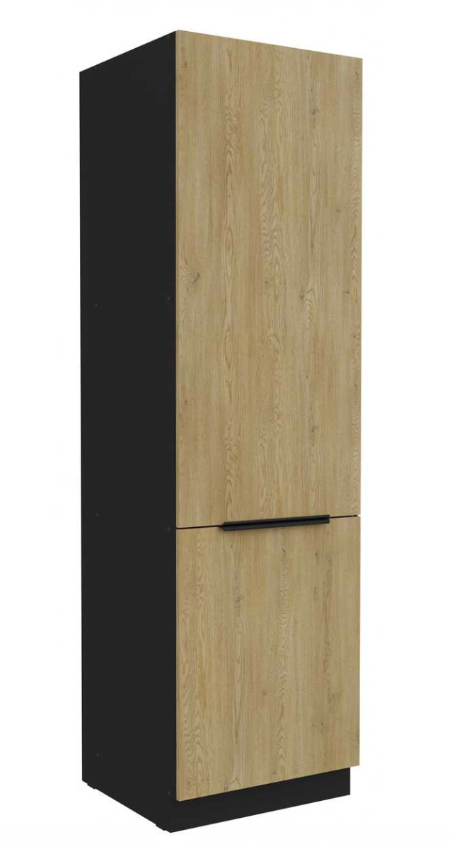 Koloninė sandėliuko spintelė 60 cm su lentynomis Cremona 60 DK-210 2F