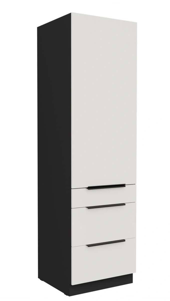 Spintelė kolonai 60 cm sandėliukas su stalčiais Aria 60 DKS-215 3S1F cokolis