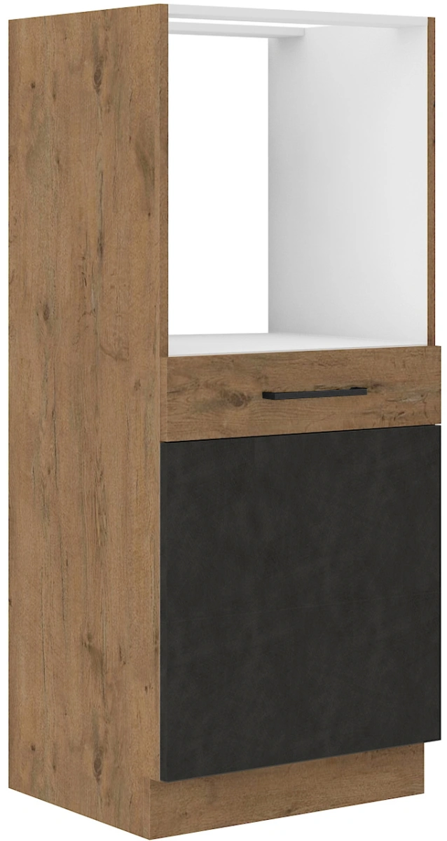 Vigo kolonų spintelė, grafito matinis 60 DKP-145 1F BB