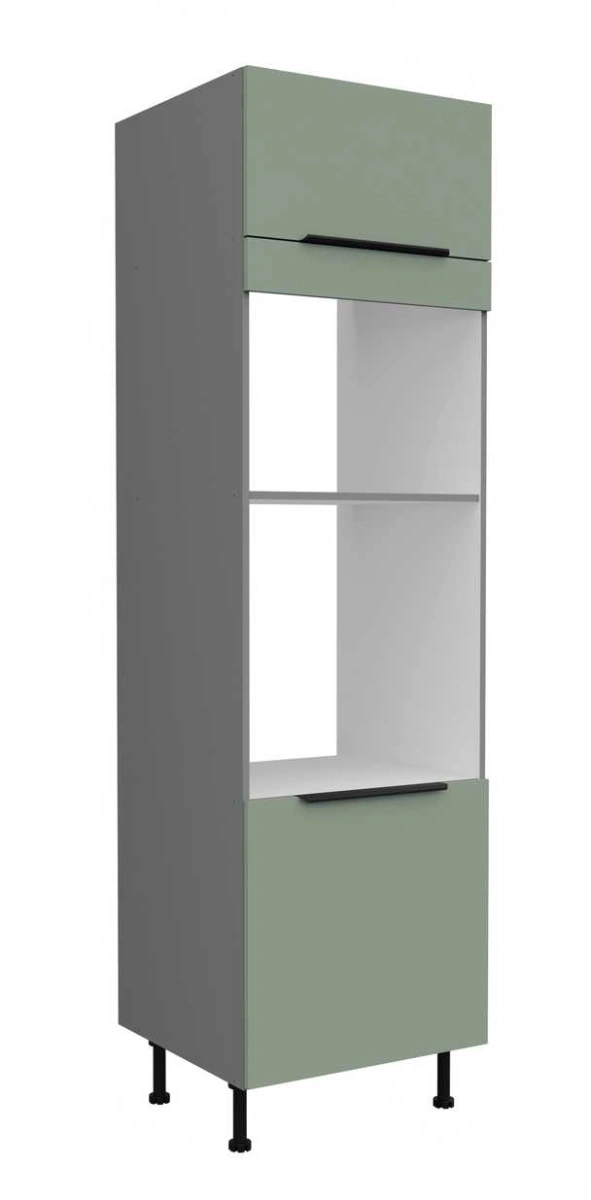 60 cm koloninė spintelė su orkaite ir mikrobangų krosnele Aria 60 DPM 215 2F