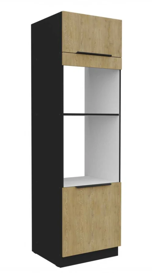 60 cm koloninė spintelė orkaitė ir mikrobangų krosnelė Cremona 60 DPM-210 2F