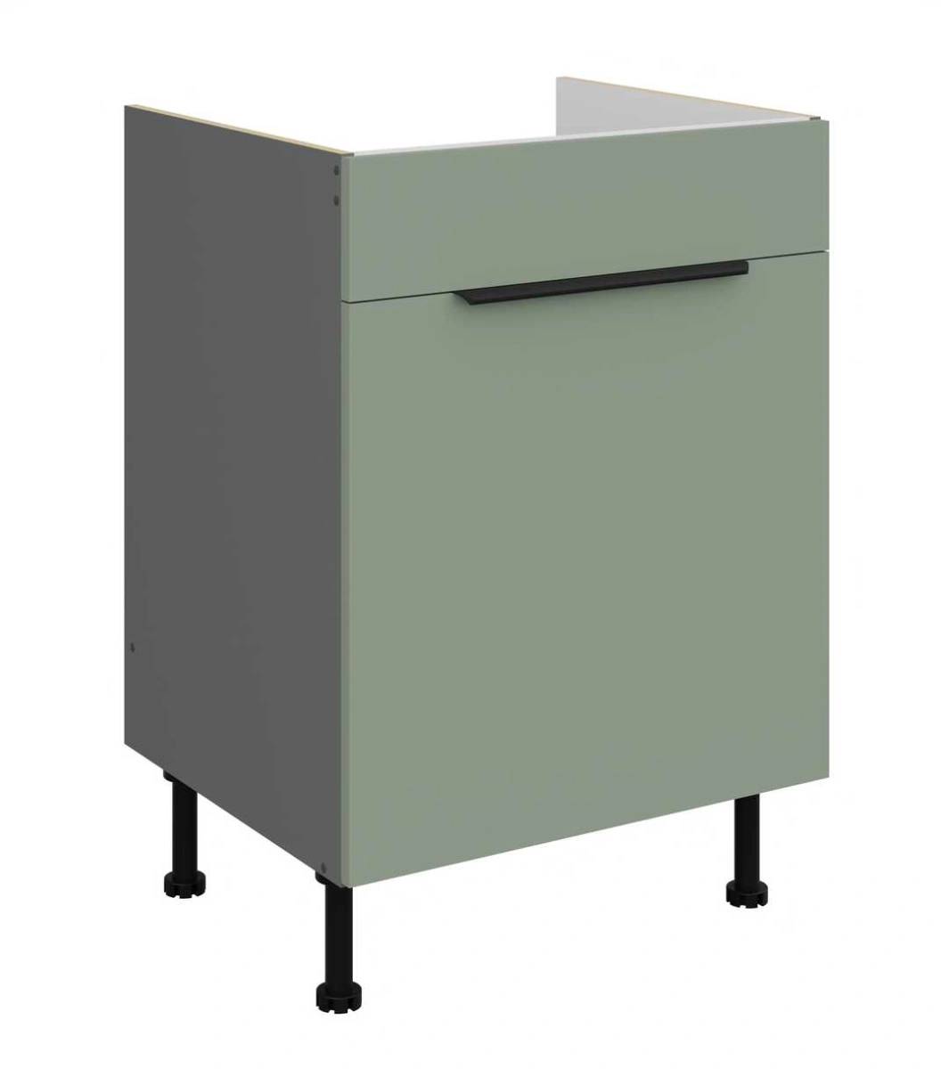 Apatinė spintelė 60 cm, kriauklės stalčius, Aria 60 ZL 1S BB PREMIUM BOX