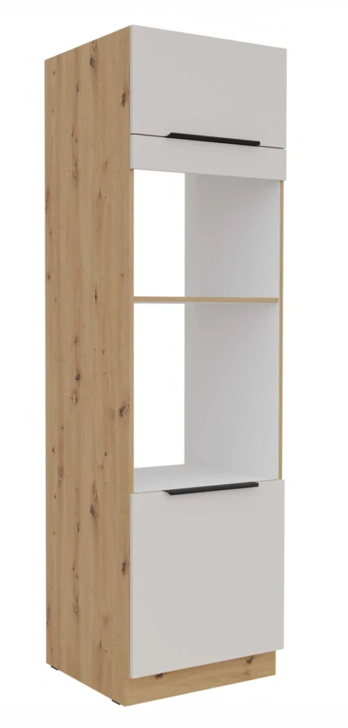 60 cm koloninė spintelė orkaitė ir mikrobangų krosnelė „Solea 60 DPM-210 2F“