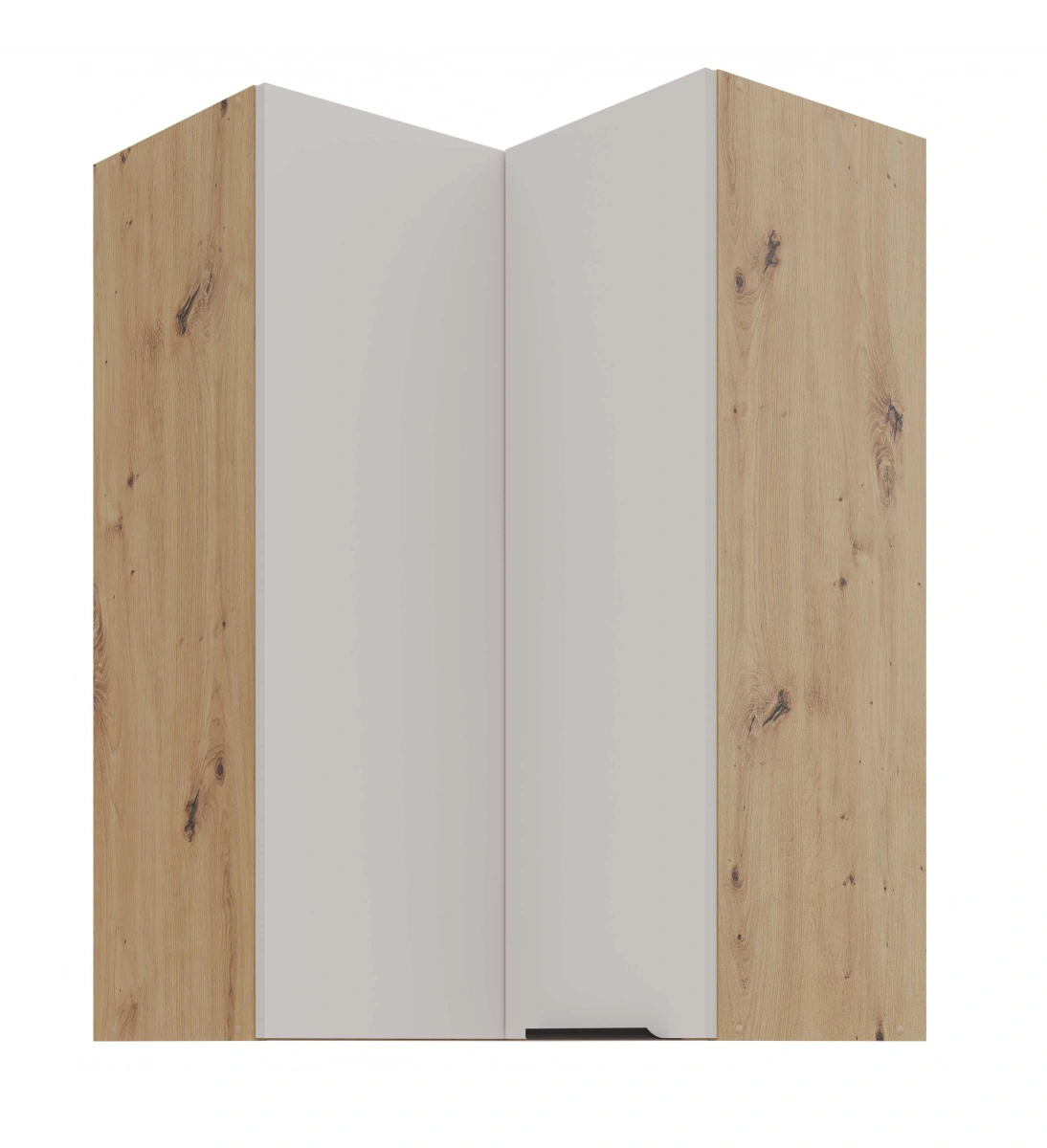 Viršutinė kampinė spintelė 60/60 cm Solea 60x60 GN-90 2F 90 laipsnių