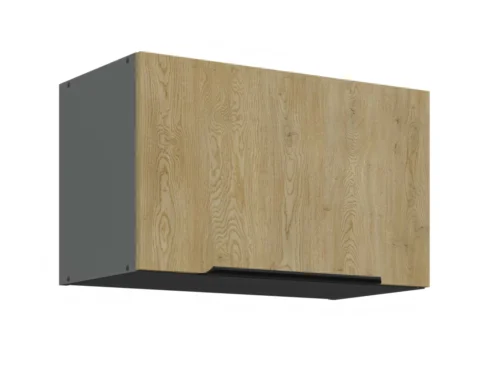 Viršutinė spintelė su gaubtu 60 cm Cremona antracito spalvos 60 GU-36 1F