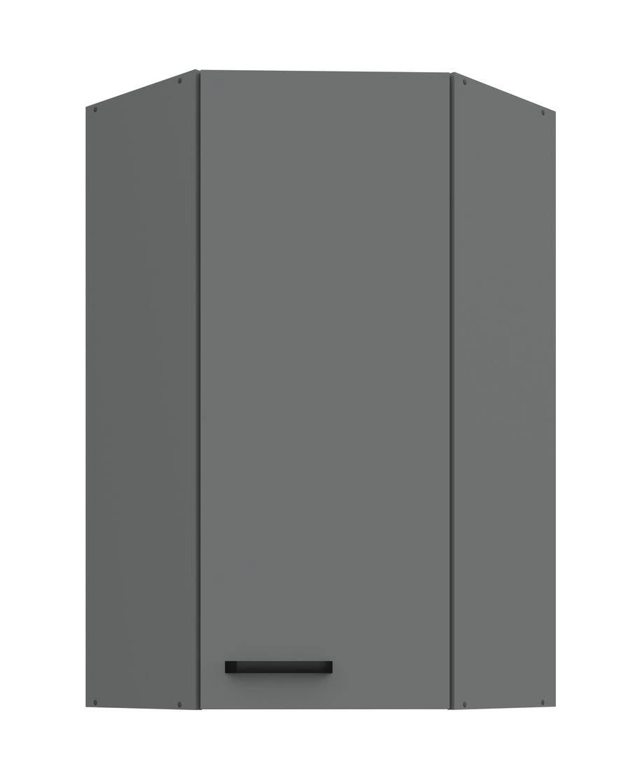 Viršutinė kampinė spintelė 60/60 cm Nessa 60x60 GN-108 (45 laipsnių) 1F