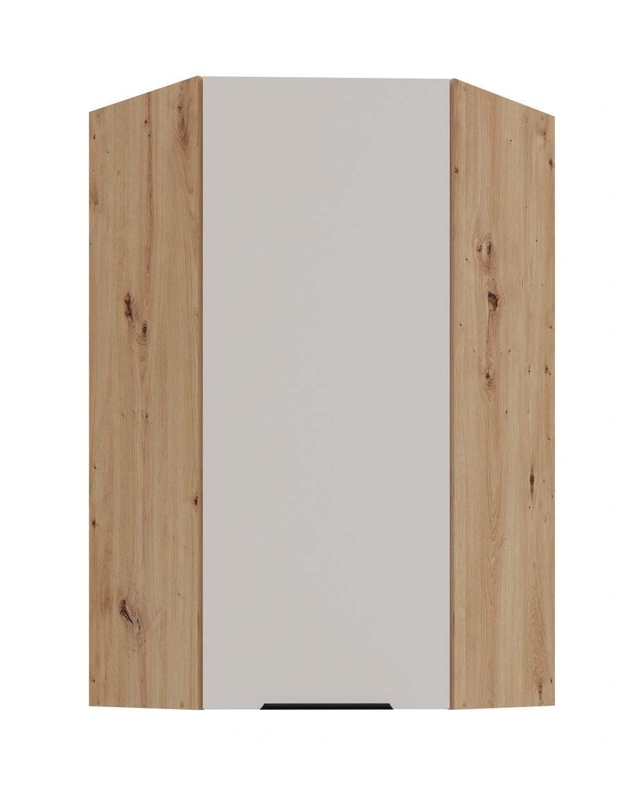 Viršutinė kampinė spintelė 60/60 cm Solea 60x60 GN-108 45 laipsnių 1F