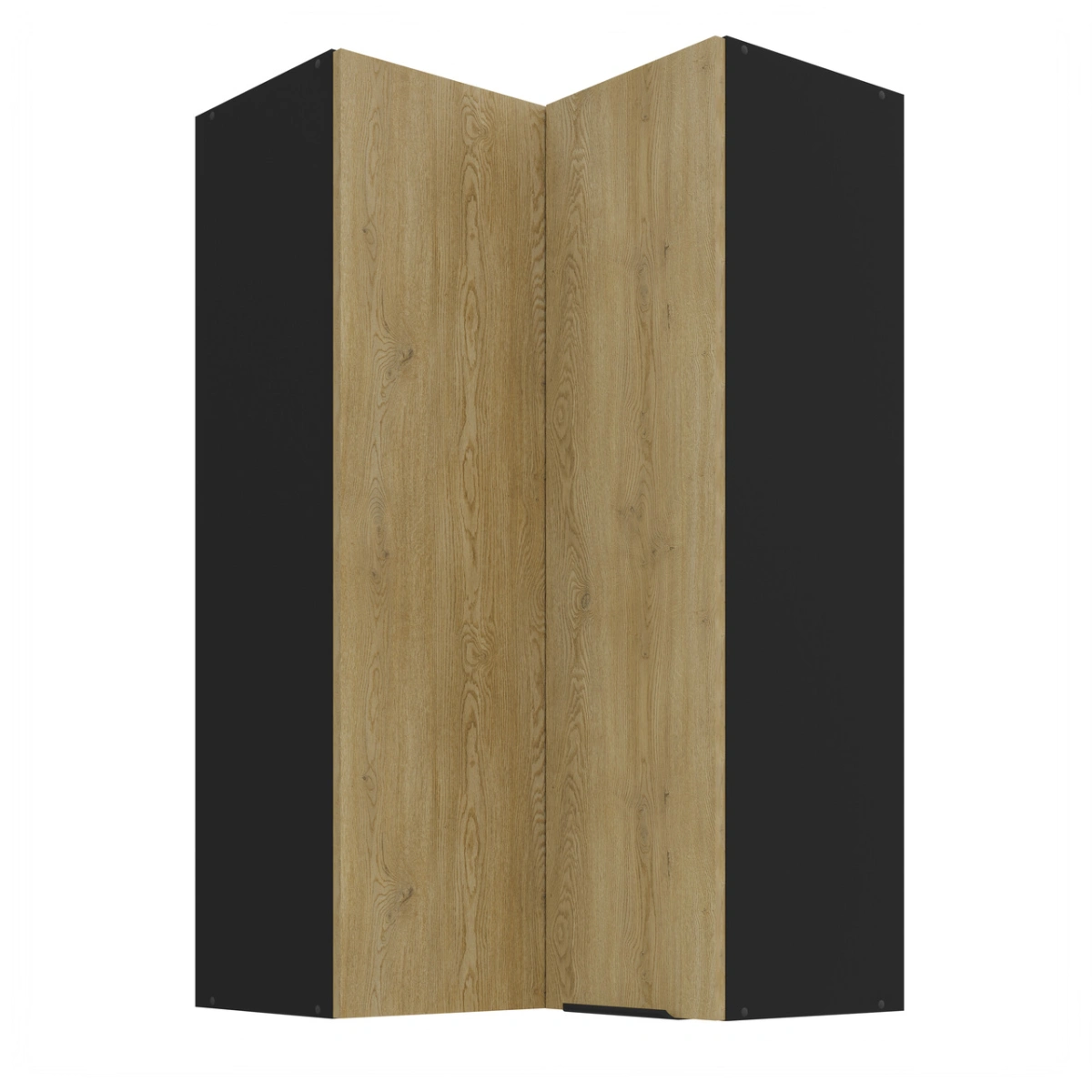 Viršutinė kampinė spintelė 60/60 cm Cremona 60x60 GN-108 2F 90 laipsnių