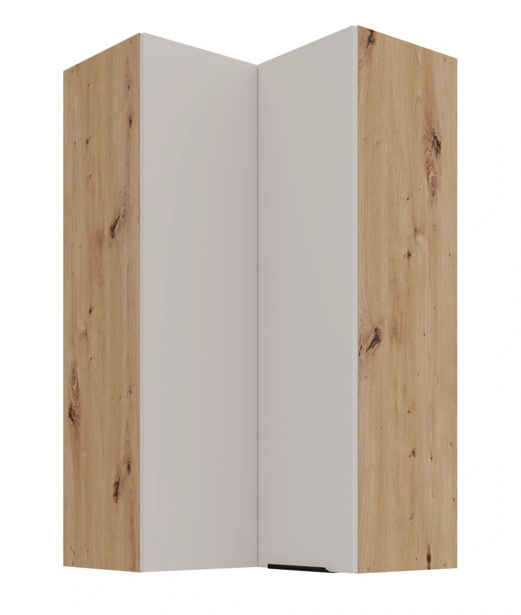 Viršutinė kampinė spintelė 60/60 cm Solea 60x60 GN-108 2F 90 laipsnių