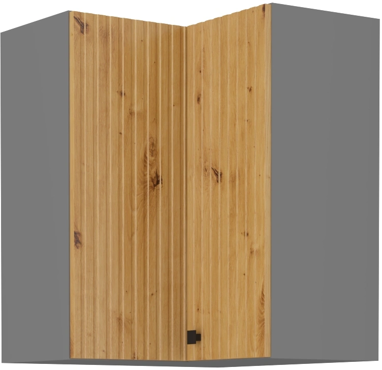 Viršutinė kampinė spintelė 60 cm Ava 58x58 GN-72 2F 90 laipsnių