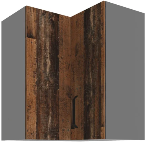 Viršutinė kampinė spintelė 60/60 cm Old Style 60×60 GN-72 2F 90 laipsnių