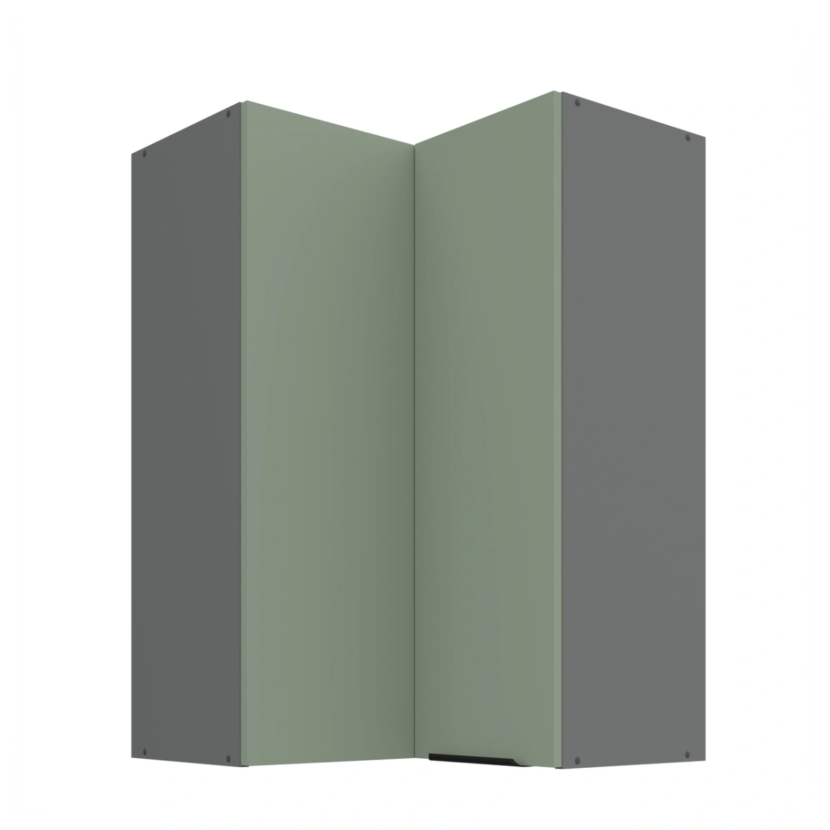 Viršutinė kampinė spintelė 60 cm Aria 60x60 GN 2F 90 laipsnių