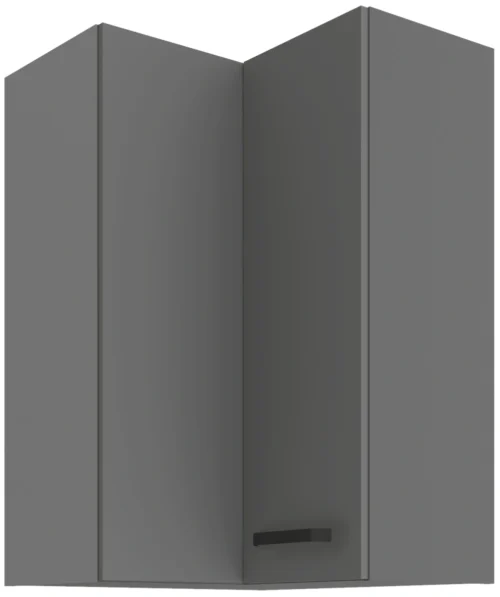 Viršutinė kampinė spintelė 60 cm Nessa 58×58 GN-90 2F 90 laipsnių