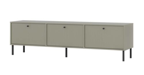 TV staliukas su spintelėmis Tokyo 3K eukalipto spalvos