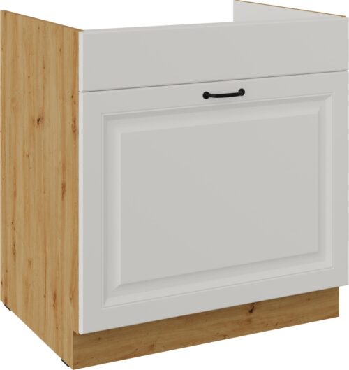 Apatinė spintelė 80 cm, kriauklė, stalčius, Stillo artisan/balta 80 ZL 1S BB PREMIUM BOX