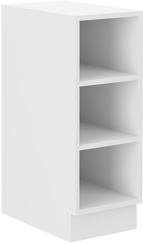 Atvira apatinė lentyna, 30 cm, balta, 30 DOTW BB