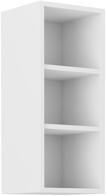 Atvira viršutinė lentyna 30 cm balta 30 GOTW-72