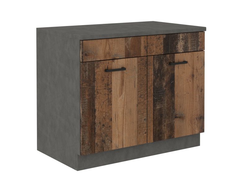 Maria kriauklės spintelė, 100 cm, senovinio stiliaus